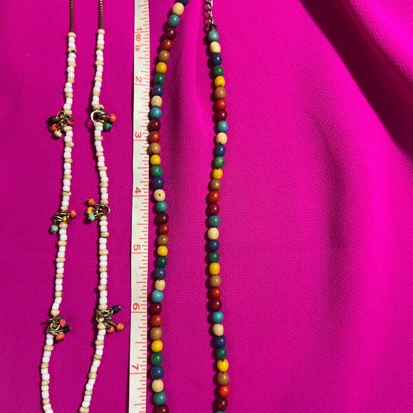 Noonday Collection Colorful Beaded Necklace and Bracelet Lot - Picture 5 of 6